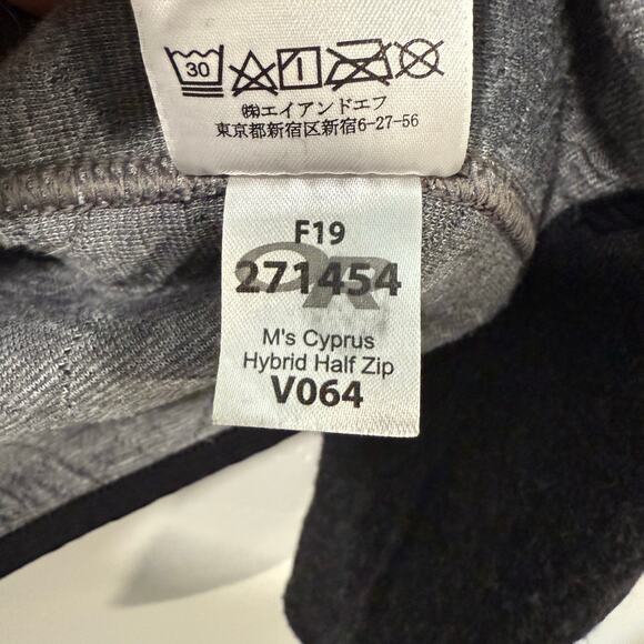 Outdoor Research Men's Cyprus Hybrid Half Zip Pullover Wool Gray Medium - Picture 7 of 9